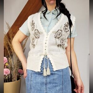 70s 80s Vest- Authentic Vintage